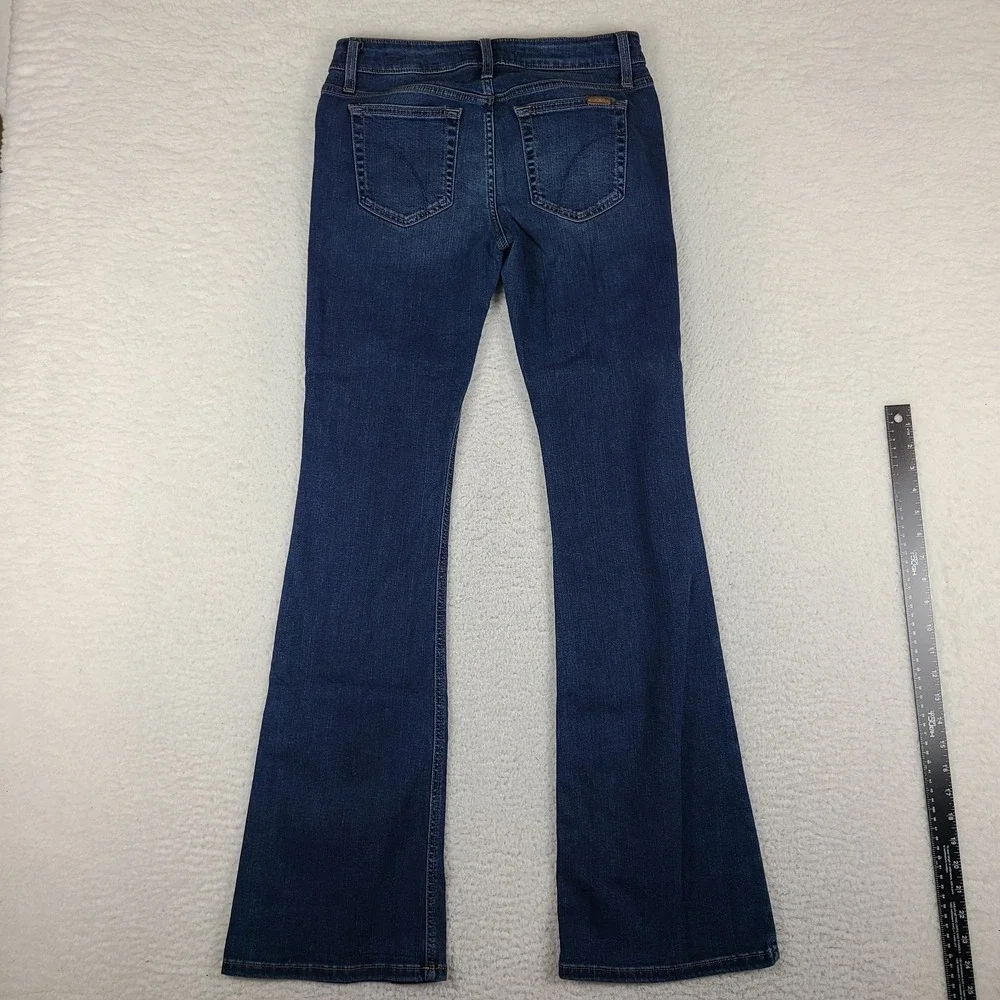 Joe's Jeans Womens 29 Blue Flawless The icon Flare Mid Rise CAMILLA Dark Wash